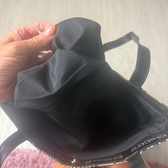 Chico's faux leather Snake Print Tote Bag shoulder bag - Picture 8 of 10